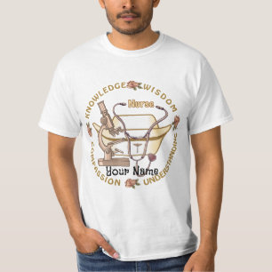 Sepia coola-sjuksköterska t shirt