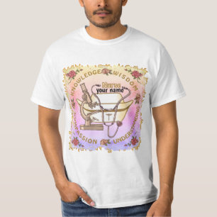 Sepia coola-sjuksköterska t shirt