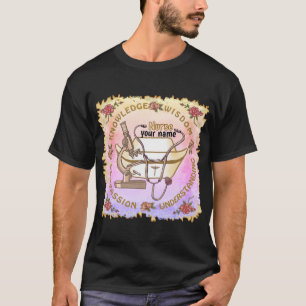 Sepia coola-sjuksköterska t shirt