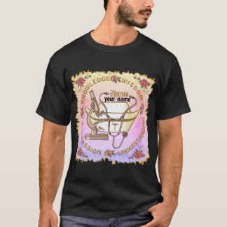Sepia coola-sjuksköterska t shirt