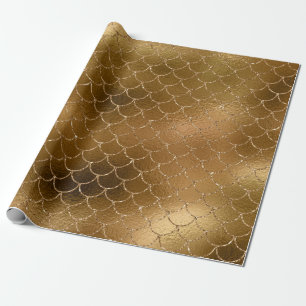 Sepia för guld för glitter för presentpapper