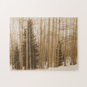 Sepia Forest Maze - 11x14 - 252 biet Pussel