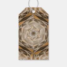 Sepia Geometrisk Mandala