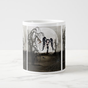 Sepia Goth Girl Jumbo Mugg