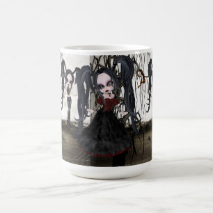 Sepia Goth Girl Kaffemugg