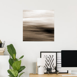 Sepia Horizon Poster