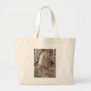 Sepia Horse Jumbo Tygkasse