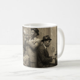 Sepia Jazz Soul Vibe Kaffemugg