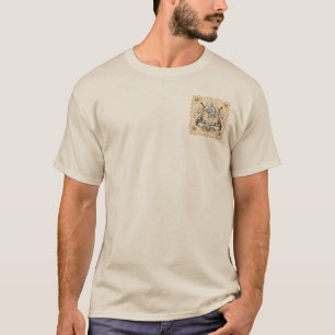Sepia knight Shield-efternamn T Shirt