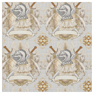 Sepia knight Shield Tyg
