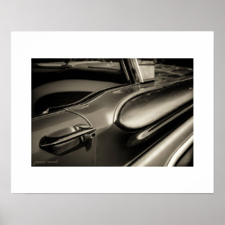 Sepia Mercury Turnpike Cruiser Affischtryck Poster