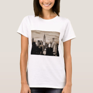 Sepia New York City Bläck Sketch Tee Shirt