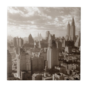 Sepia New York City Kakelplatta
