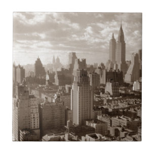 Sepia New York City Kakelplatta