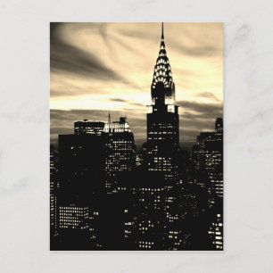 Sepia New York City Midtown Vykort
