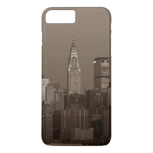 Sepia New York City Skyline