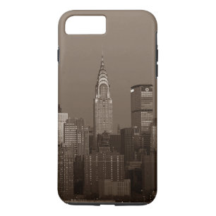 Sepia New York City Skyline