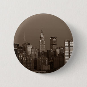 Sepia New York City Skyline Knapp