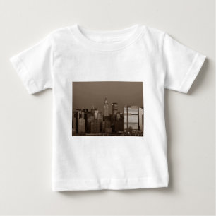 Sepia New York City Skyline T Shirt