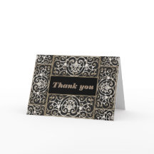 Sepia och svart rullverk mönster