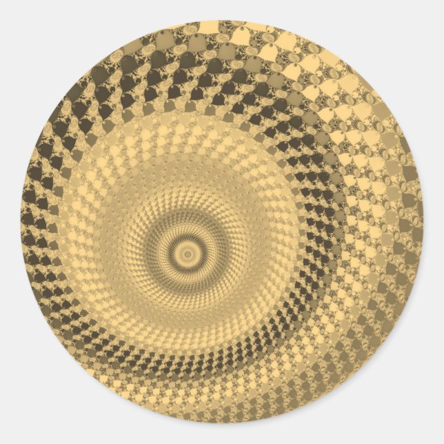 Sepia Roundalls Klistermärken (Framsida)