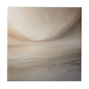 Sepia Serenity: Tranquil Tones Kakelplatta