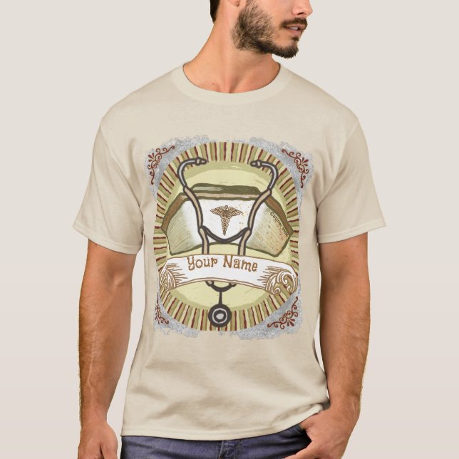 Sepia-sjuksköterska T Shirt (Framsida)
