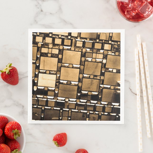 Sepia Spegel Pappersservett (Insitu)