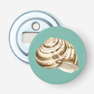 Sepia Stripe-Snäckan på skalet Flasköppnare