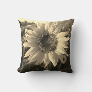 Sepia Summer Solros Pillow Kudde