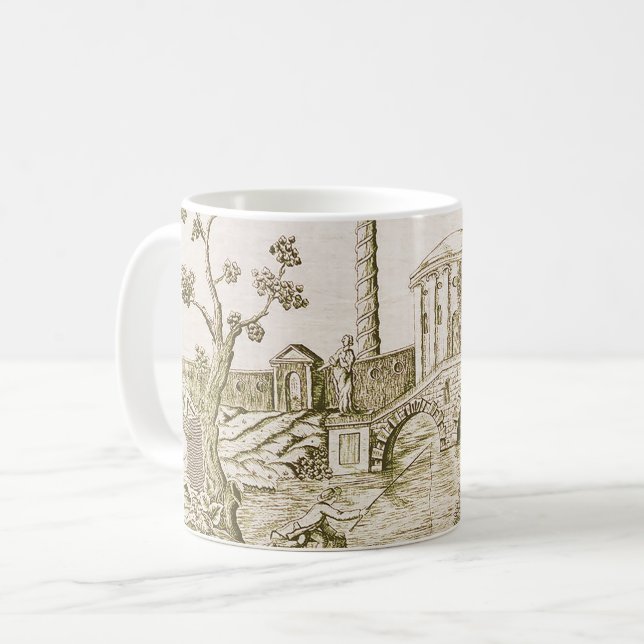 Sepia Toile Kaffemugg (Framsida vänster)