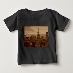 Sepia Tone New York City T Shirt