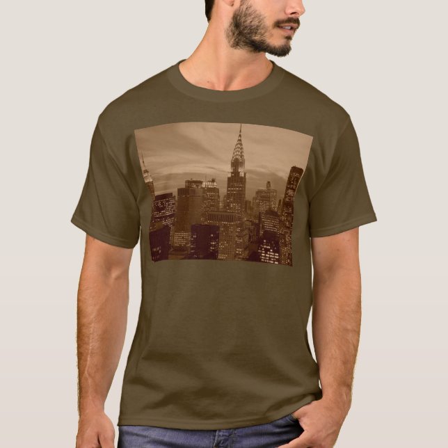Sepia Tone New York City Tee (Framsida)