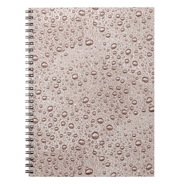 Sepia vatten droplet anteckningsbok (Framsidan)
