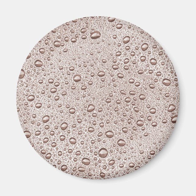 Sepia vatten droplet magnet (Framsidan)