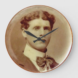 sepia Victorian stilig kille Stor Klocka