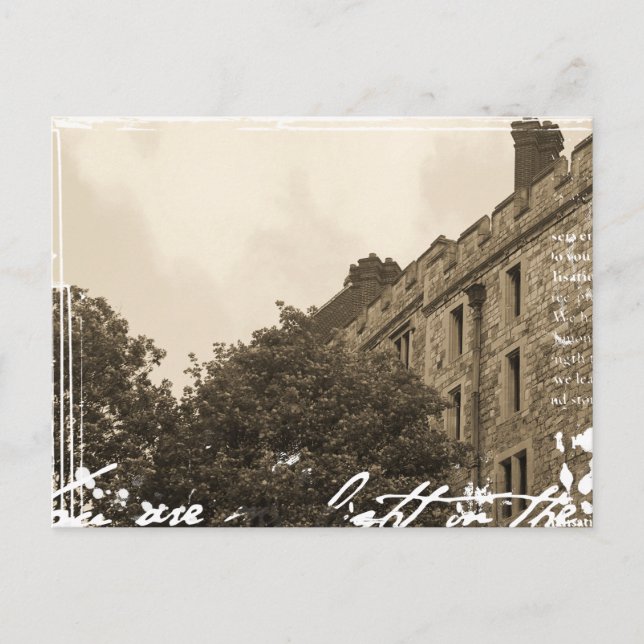 Sepia View Windsor Castle vycard Vykort (Framsida)