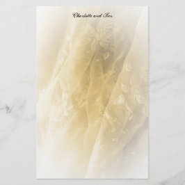 Sepia Voile Brevpapper