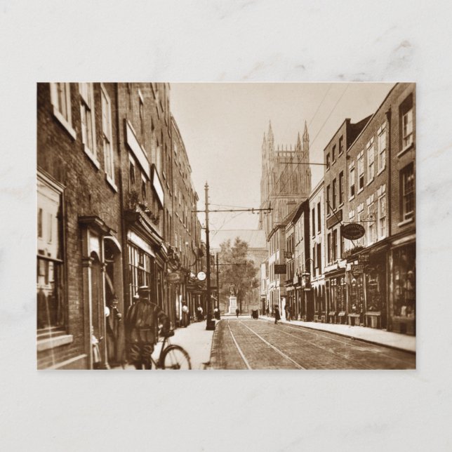 Sepia-vykort, UK 1927 Vykort (Framsida)