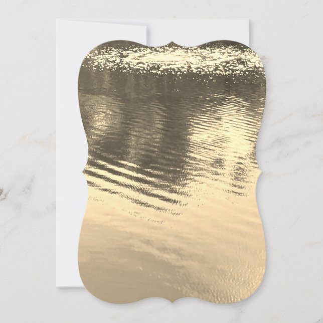 Sepia Water Shimmer Card (Framsida)