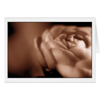 SepiaBegonia 2 Hälsningskort