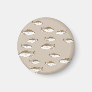 Sepiabisk fisk magnet