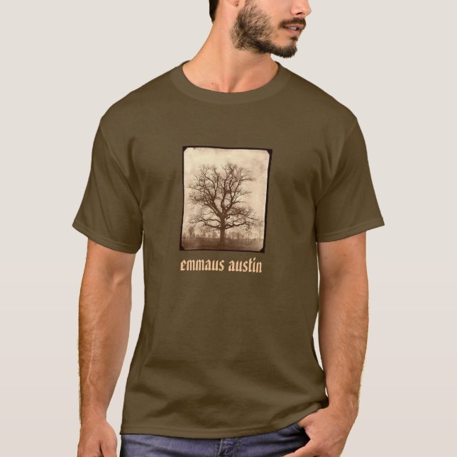 SepiaOakträd - brunt Tee Shirt (Framsida)