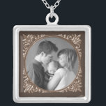 Sepiaram Silverpläterat Halsband<br><div class="desc">tillfoga ditt favorit- foto,  gör en underbar gåva</div>
