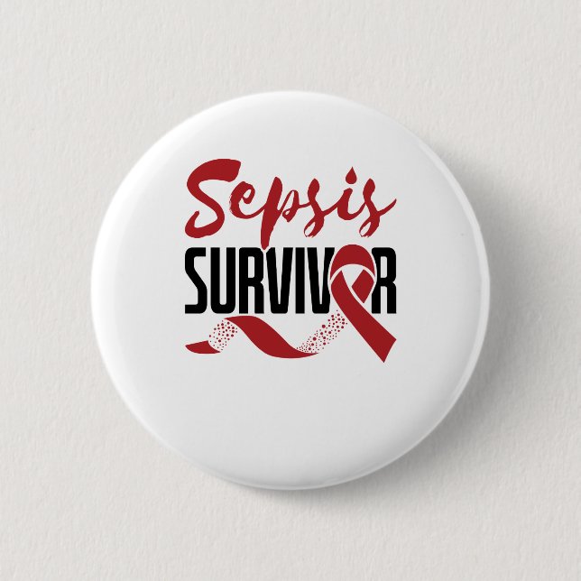 Sepsis Survivor Awareness Knapp (Framsida)