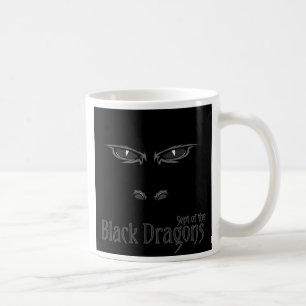Sept av de svart drakarna kaffemugg