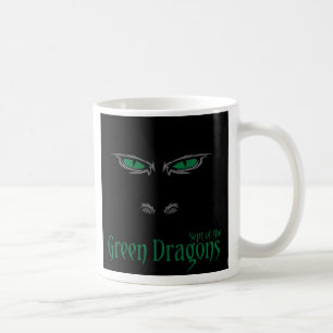 Sept av den gröna draken kaffemugg