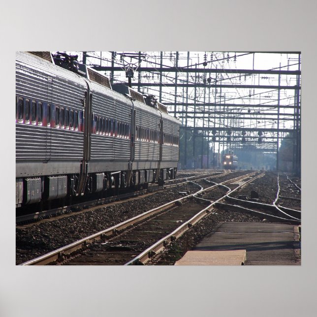 Septa Regional Rail Tåg försent Day Möte Poster (Framsidan)