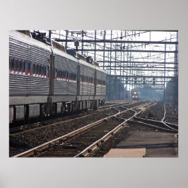 Septa Regional Rail Tåg försent Day Möte Poster