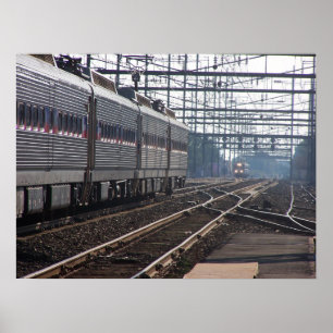 Septa Regional Rail Tåg försent Day Möte Poster